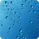 rain drop live wallpaper android application logo